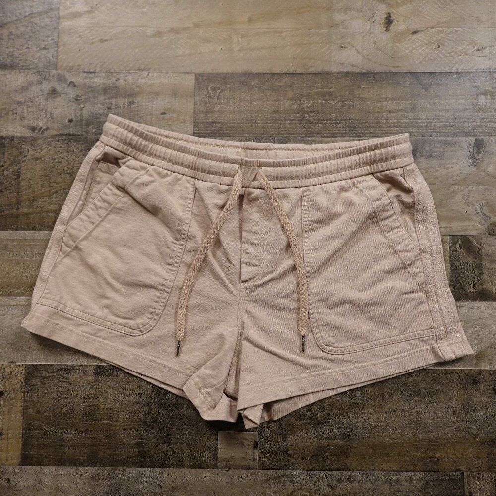 Athleta Farallon Heathered Short Women’s 16 Beige 4” Inseam Casual Lounge